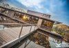 JKU-Teichwerk – Schwimmendes Café auf dem Linzer Uni – Teich / Linz
