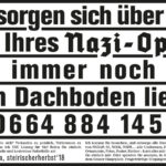 Yoshinori Niwa, Anzeige für Withdrawing Adolf Hitler from a Private Space, 2018. Design: Yelena Maksutay. Courtesy der Künstler