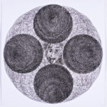 Kollaboration von Günter Brus und Jörg Schlick, Spiralnebulose Gedanken, 2004 Foto © Belvedere, Wien, Research Center