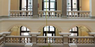 „Roman Signer – Grüne Linie“ / Landesgalerie Linz