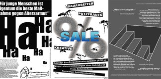 „Slogans – Versuch einer Transmediation des Politsprech (SdV)“ / Rhizom Graz