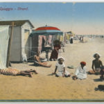 Am Strand Grado um 1910 Kubinzky