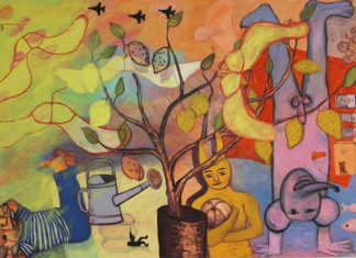 „Kommt ein Mausbär in die Villa – Cäcilia Falk Personale“ / Villa Claudia, Vorarlberg