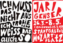 „Ich muss das nicht“ / Galerie am Mozartplatz, Salzburg