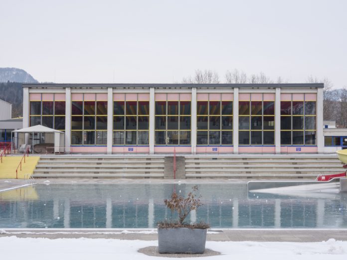 Ferdinand Schuster Hallen- und Freibad -Stadionbad- Kapfenberg 1953 (c) Michael Goldgruber (1)