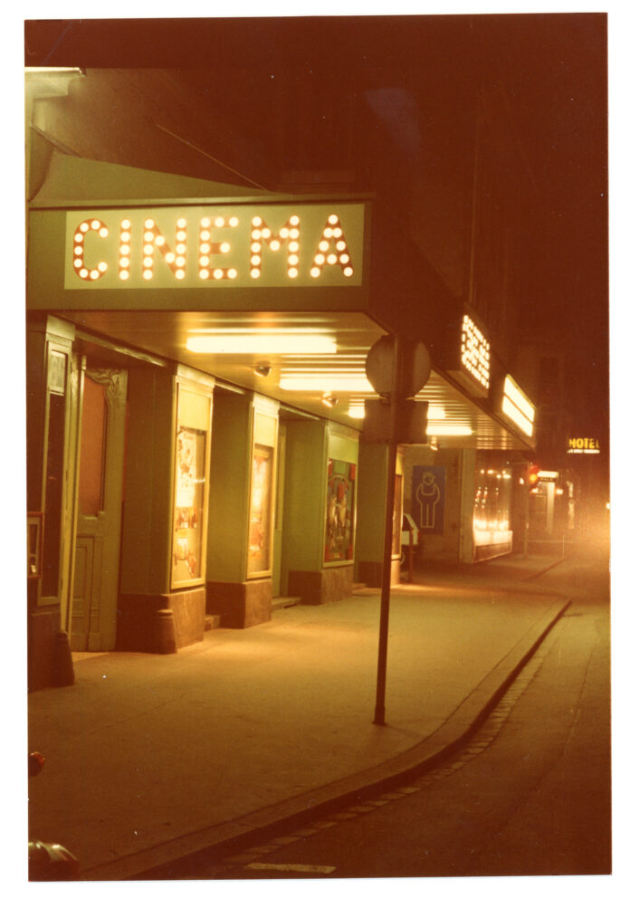 (c) Fotograf*in unbekannt, Cinema, Graz, 1980er-Jahre. Multimediale Sammlungen/UMJ.