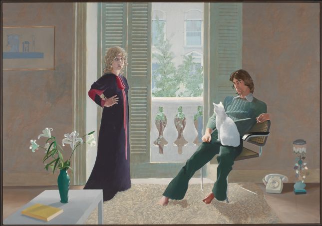 (c) David Hockney, Mr. and Mrs. Clark and Percy, 1970–1971, Acryl auf Leinwand, 213,4 x 304,8 cm / 84 x 120