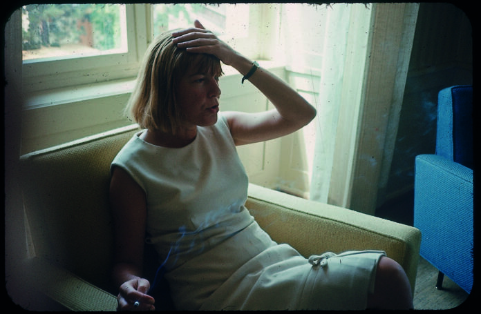 Ingeborg Bachmann, 1964, im Engadin.