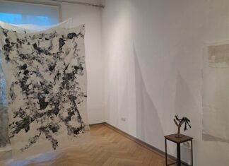 Fünfmalneu / Forum für aktuelle Kunst in der Villa Claudia, Feldkirch Textile Kunst von Bianca Lugmayr, Foto: © Kunstvorarlberg