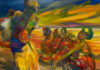 Ruth Baumgarte – Africa: Visions of Light and Color / Albertina, Wien Ruth Baumgarte, African Vision, 1998; Öl auf Leinwand © Kunststiftung Ruth Baumgarte / Albertina