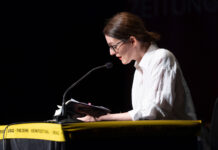 Fine Crime – Festival for Suspense Literature 2023 / various locations, Styria Die Gewinnerin des Cine Crime Award 2022 Allex Beer liest dieses Jahr in der Bibliothek Fernitz, Foto © Niki Schreinlechner