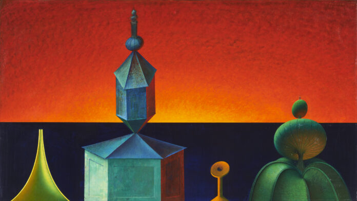 l_91_0_hausner1_he_print Rudolf Hausner, Der Abend, 1960 Courtesy / Foto © mumok – Museum moderner Kunst Stiftung Ludwig Wien