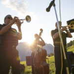 There is plenty of jamming and jazzing in the impressive high mountain landscape of the Montafon. Photo © Patrick Säly