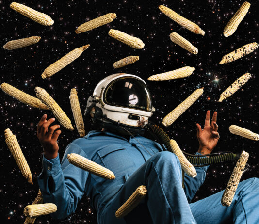 Science Fiction(s) – Wenn es ein Morgen gäbe / Weltmuseum Wien Cara Romero, The Zenith, 2022, Photograph. Printed by the artist on Legacy Platine paper © Cara Romero