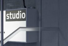 go to work on an egg. Room installation with films / studio, Neue Galerie Graz