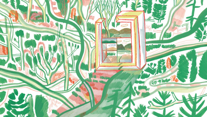 In Grazer Gärten und Innenhöfen_Illustration_Andres Sandoval