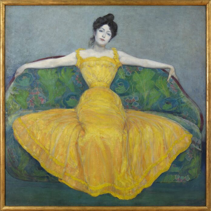 Max Kurzweil Dame in Gelb, 1899, Wien Museum Foto © Birgit und Peter Kainz, Wien Museum
