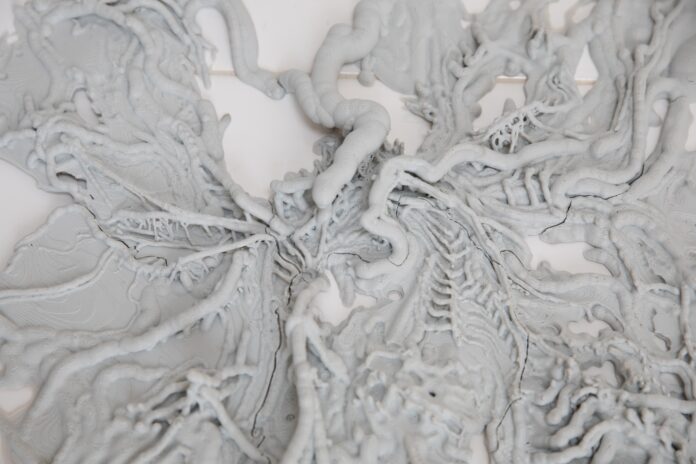 Simon Goritschnig, A Constant Struggle, 2023, Detail, Filament-Druck, © Bildrecht, Wien 2024