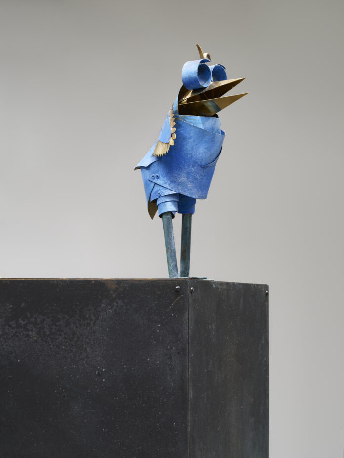 Caroline Mesquita, Source (Detail), 2024 Messing, patinierter Messing, rostfreier Stahl Foto © Jean-Christophe Lett