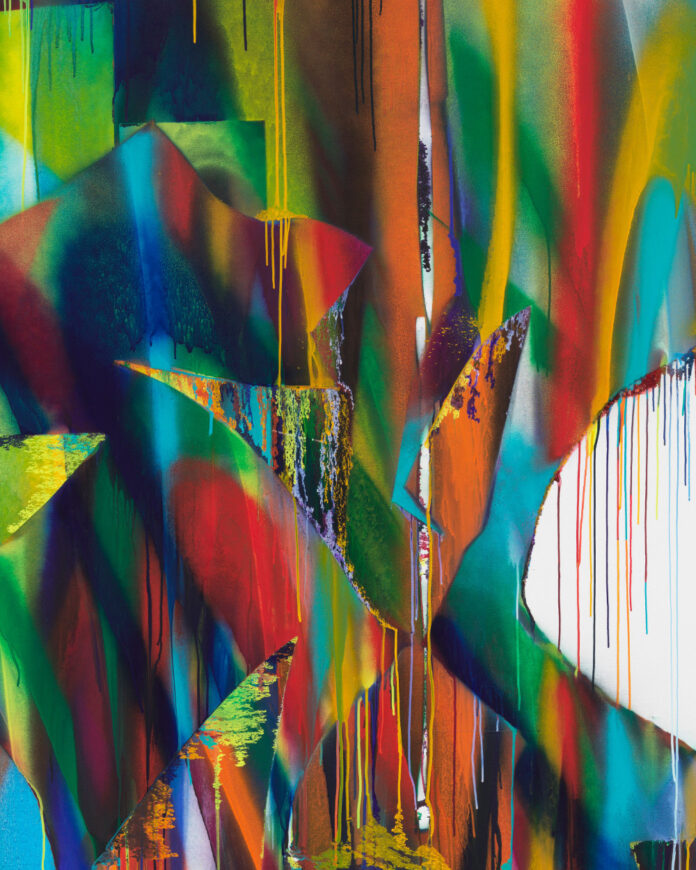 Katharina Grosse | Ohne Titel, 2018 | Sammlung Viehof © Katharina Grosse / Bildrecht, Wien 2025