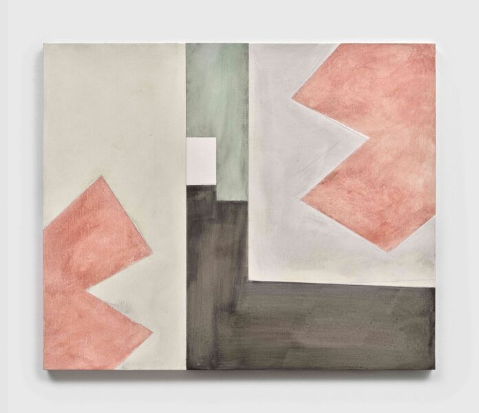 Ernst Caramelle, grip, 2019, gesso and graphite on panel, Courtesy Peter Freeman, Inc., New York, Paris © Justin Craun