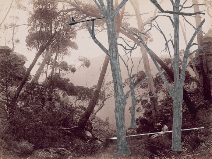 Susi Jirkuff, Dust Till Dawn, 2025, digitale Collage © Susi Jirkuff