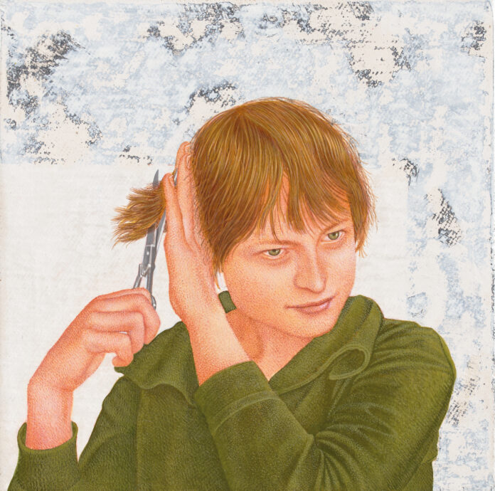 Alfredo Barsuglia, Mädchen mit Schere, 2006 Wien Museum © Bildrecht, Wien 2025