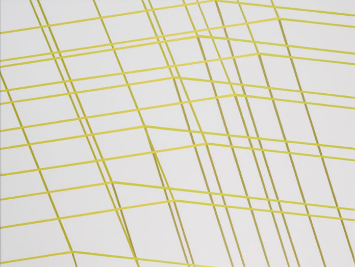 © Barbara Höller, the ladder, sehsaal enamel on imitation leather