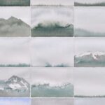 Strichweise Schneeschauer – Roland Haas Aquarelle aus fünf Jahrzehnten / Bildungshaus Batschuns, Vorarlberg