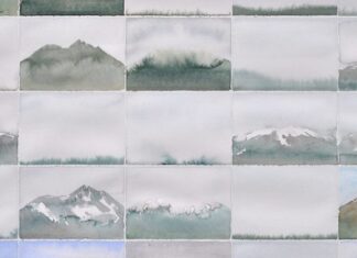 Strichweise Schneeschauer – Roland Haas Aquarelle aus fünf Jahrzehnten / Bildungshaus Batschuns, Vorarlberg