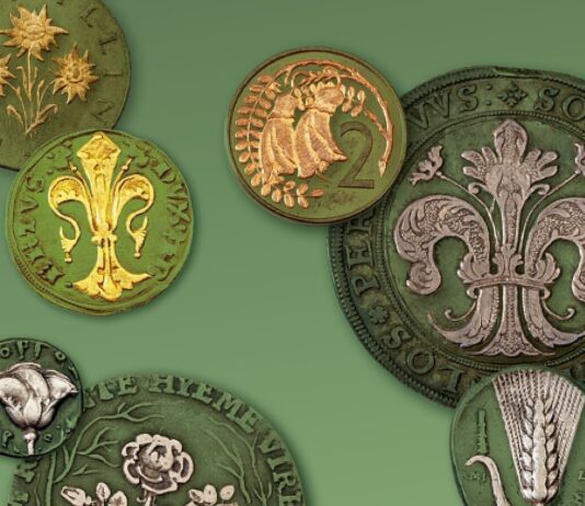 Die blühende Sprache des Geldes – Florale Motive auf Münzen und Banknoten / Münzkabinett, Schloss Eggenberg, Graz